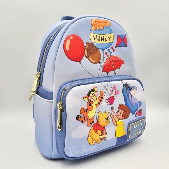 Loungefly Disney Winnie the Pooh Balloon Group Portrait Mini Backpack main image 8